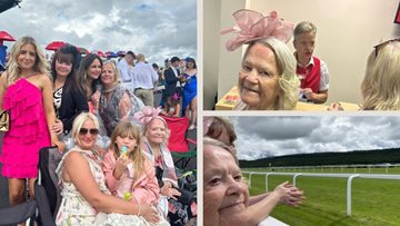 Neath care home resident attends Ladies Day at the Races as part of home’s ‘Dream Tree Initiative’